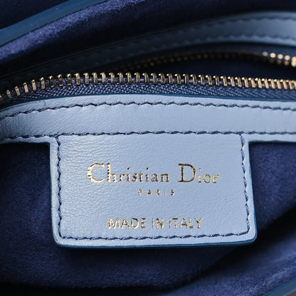 Christian Dior Calfskin Gradient Saddle Bag Indigo Blue 6 of 10