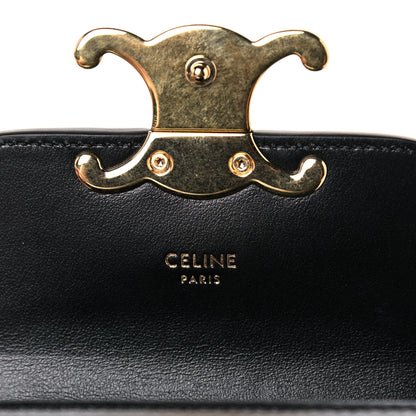 Celine Shiny Calfskin Mini Triomphe Black 6 of 10