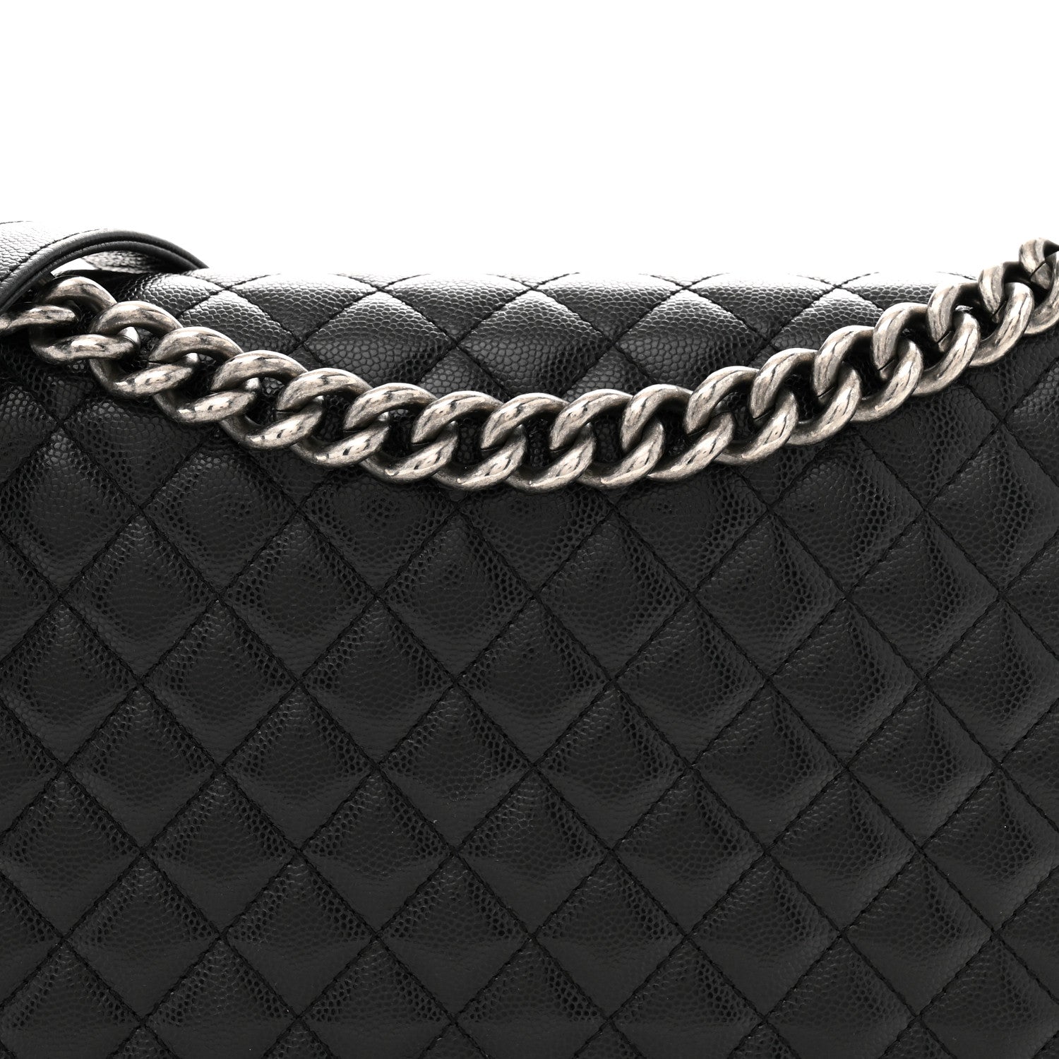 Chanel Caviar Quilted New Medium Boy Flap Black 8 of 14
