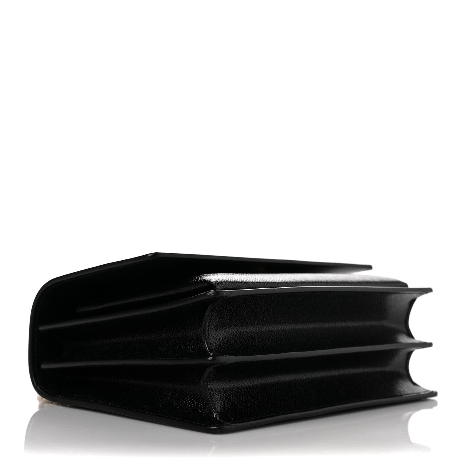 Saint Laurent Coated Bark Calfskin Medium Monogram Sunset Black 4 of 10