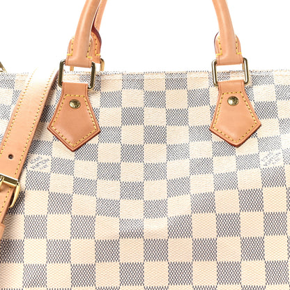 Louis Vuitton Damier Azur Speedy Bandouliere 30 9 of 13
