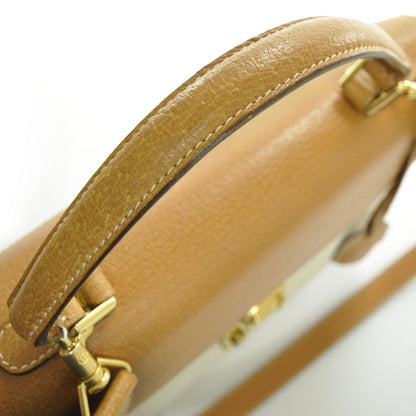 Gucci Canvas Leather Kelly Bag 6 of 9