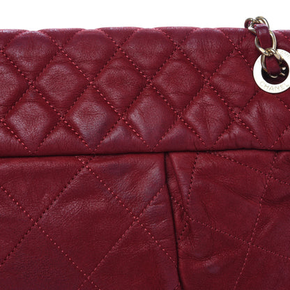 Chanel Iridescent Calfskin Large Chic Quilt Flap Red 11 of 14