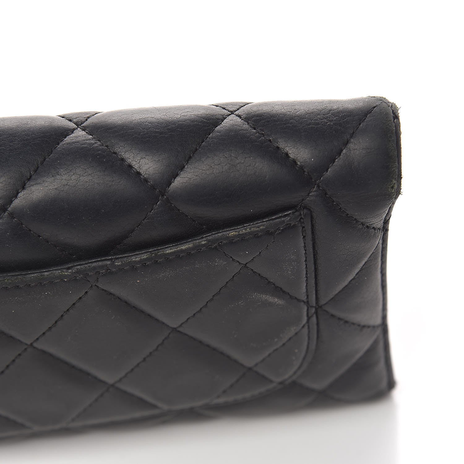 Chanel Caviar Quilted Large Gusset Flap Wallet Black 16 of 17