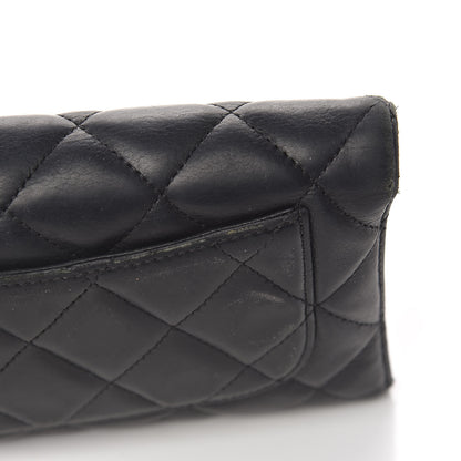 Chanel Caviar Quilted Large Gusset Flap Wallet Black 16 of 17