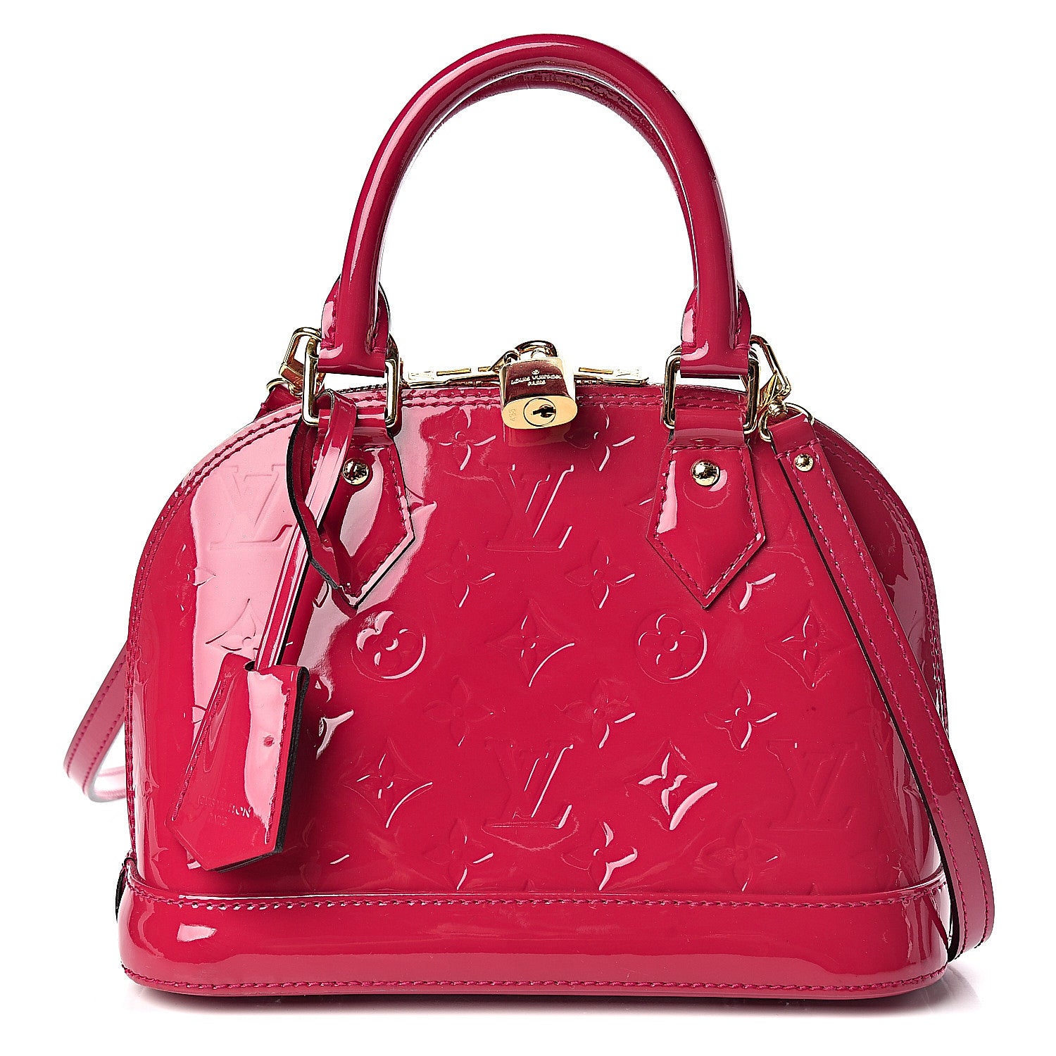 Louis Vuitton Vernis Alma BB Rose Indien 1 of 9
