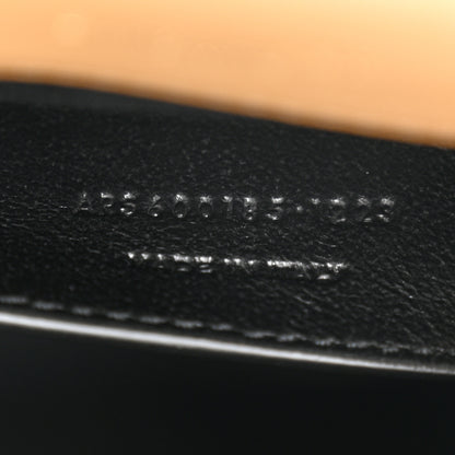 Saint Laurent Lambskin Mixed Matelasse Triquilt Medium Monogram Satchel Dark Cork 7 of 10