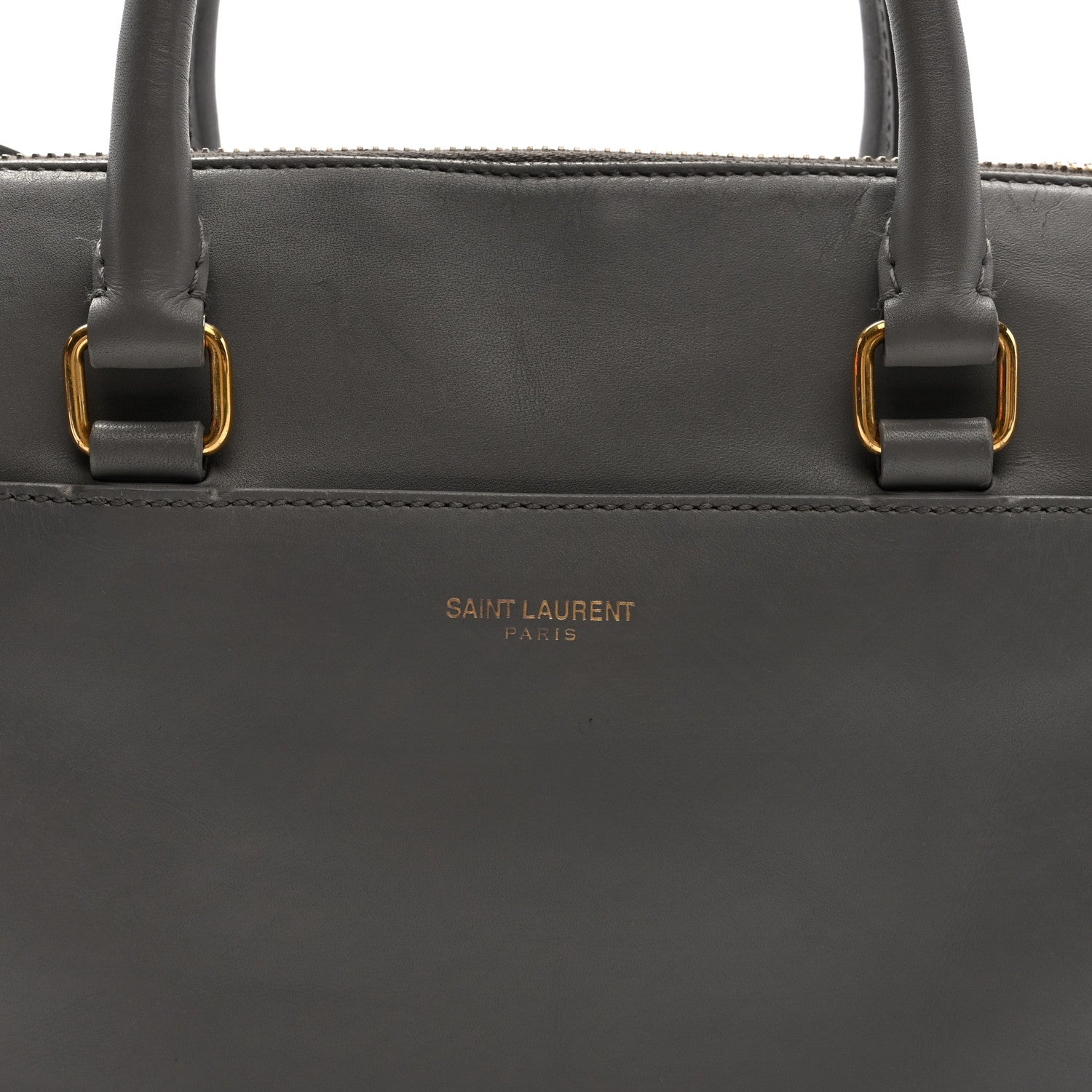 Saint Laurent Calfskin Classic Baby Duffle Fog 7 of 9