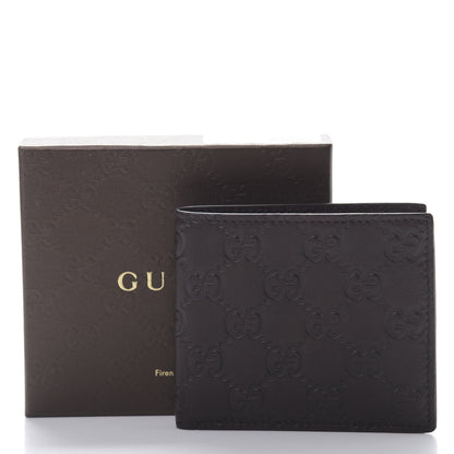 Gucci Guccissima Avel Bi-Fold Wallet Chocolate 8 of 8