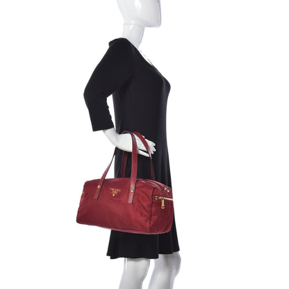 Prada Tessuto Nylon Saffiano Duffel Porpora 2 of 8