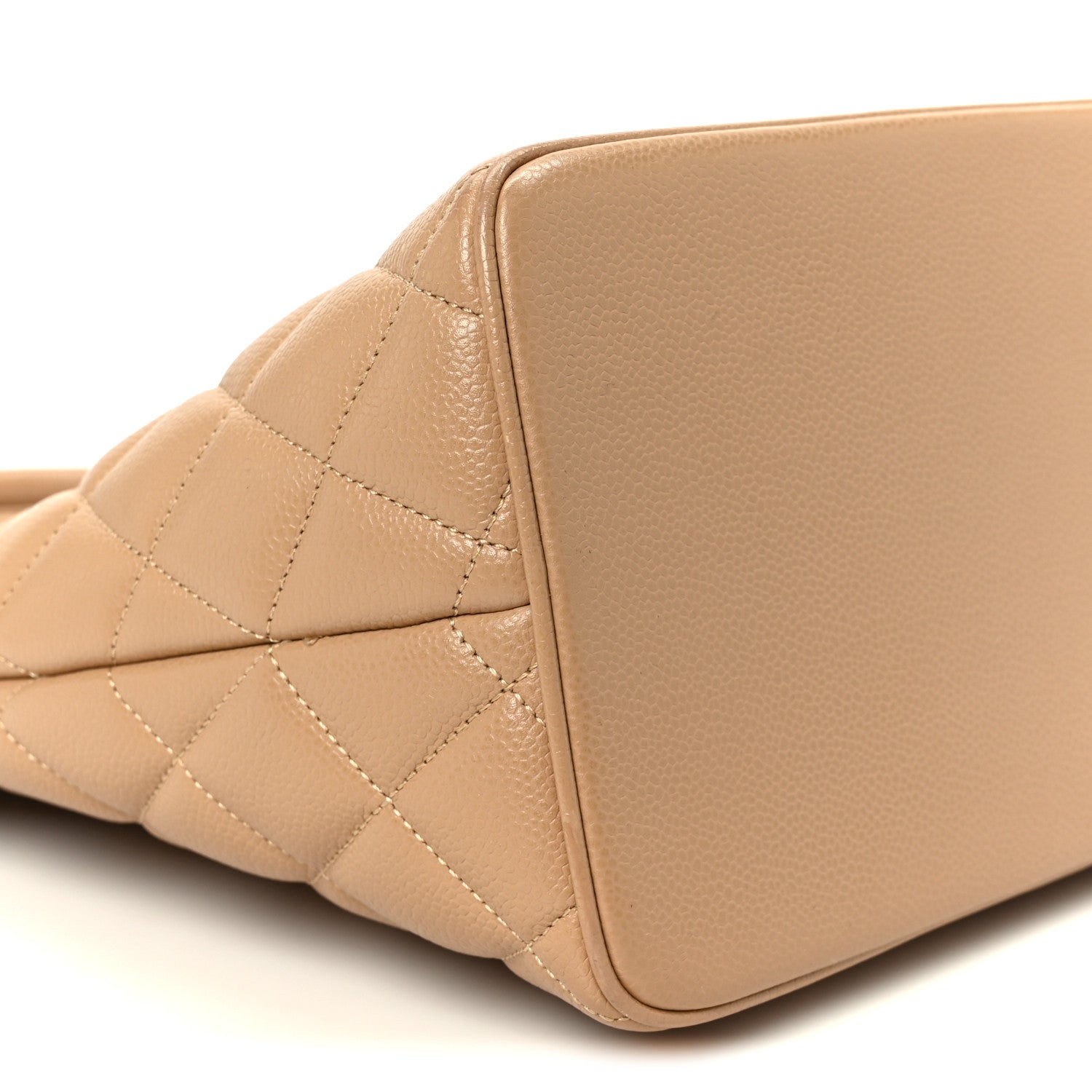 Chanel Caviar Quilted Medallion Tote Beige 8 of 9