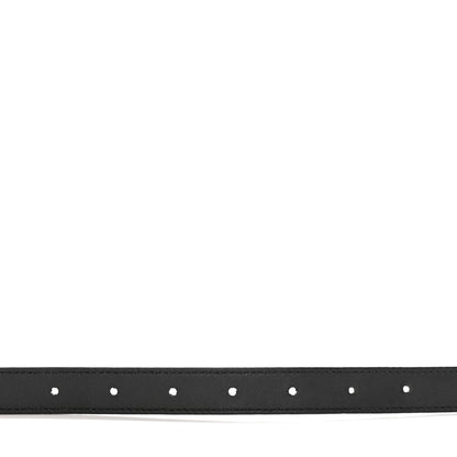 Gucci Calfskin Pearl Double G 20mm Belt 90 36 Black Cream 4 of 6