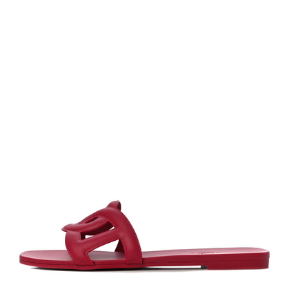 Hermes Rubber Aloha Sandals 40 Rose Baie 1 of 11