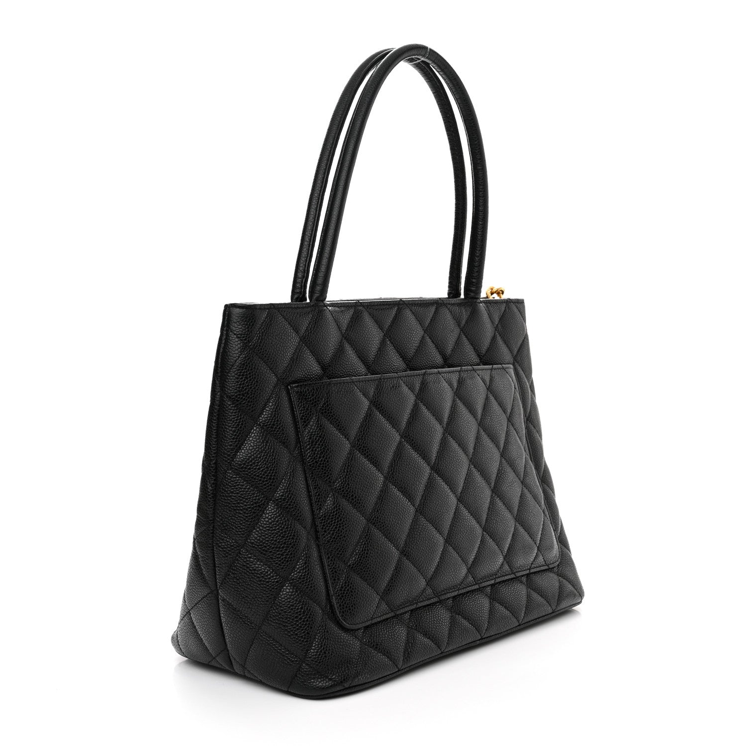 Chanel Caviar Quilted Medallion Tote Black 3 of 9
