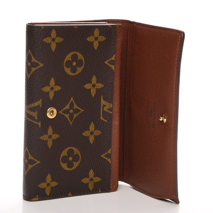 Louis Vuitton Monogram Porte-Monnaie Tresor Wallet 6 of 8