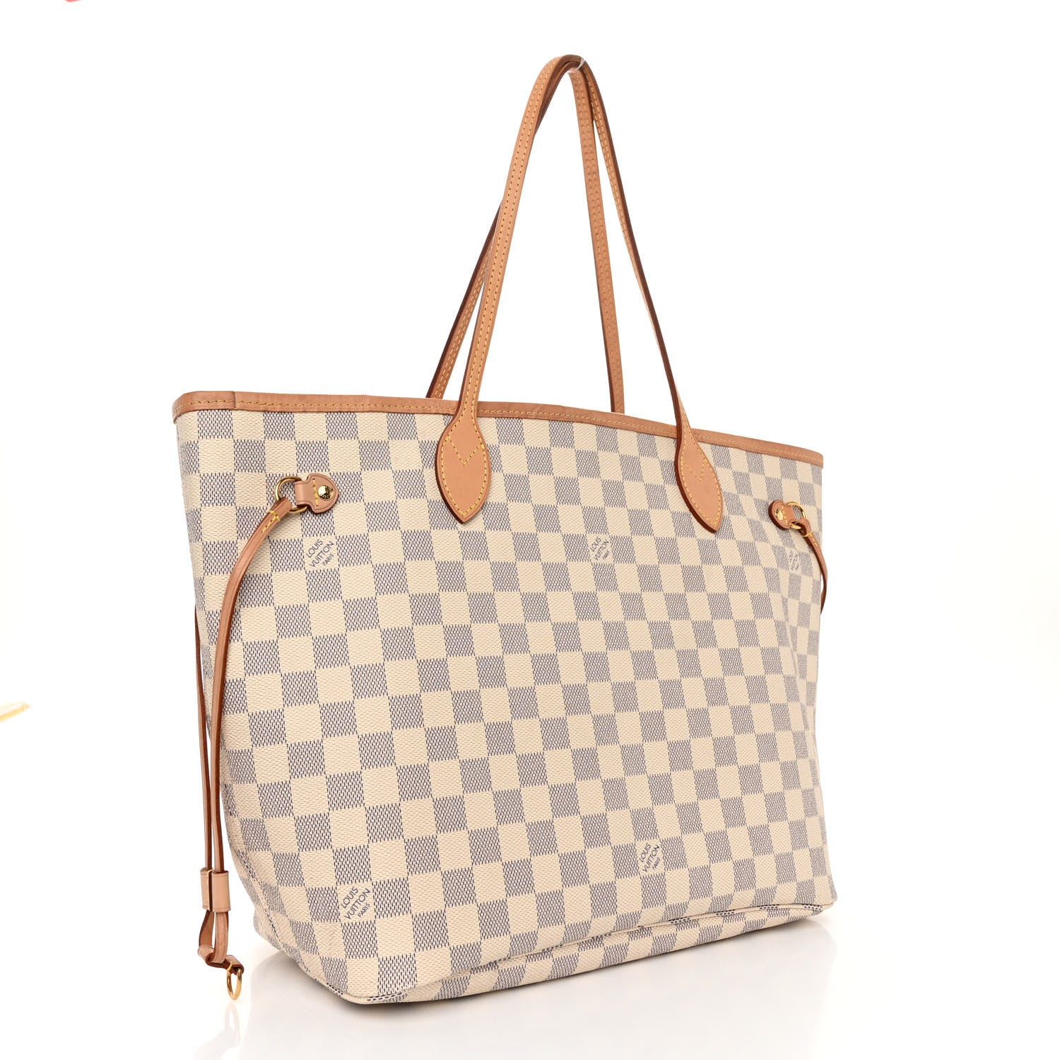 Louis Vuitton LOUIS VUITTON Damier Azur Neo Neverfull MM Rose Ballerine 4 of 10