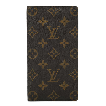Louis Vuitton Monogram Porte Valeurs Checkbook Wallet 1 of 12
