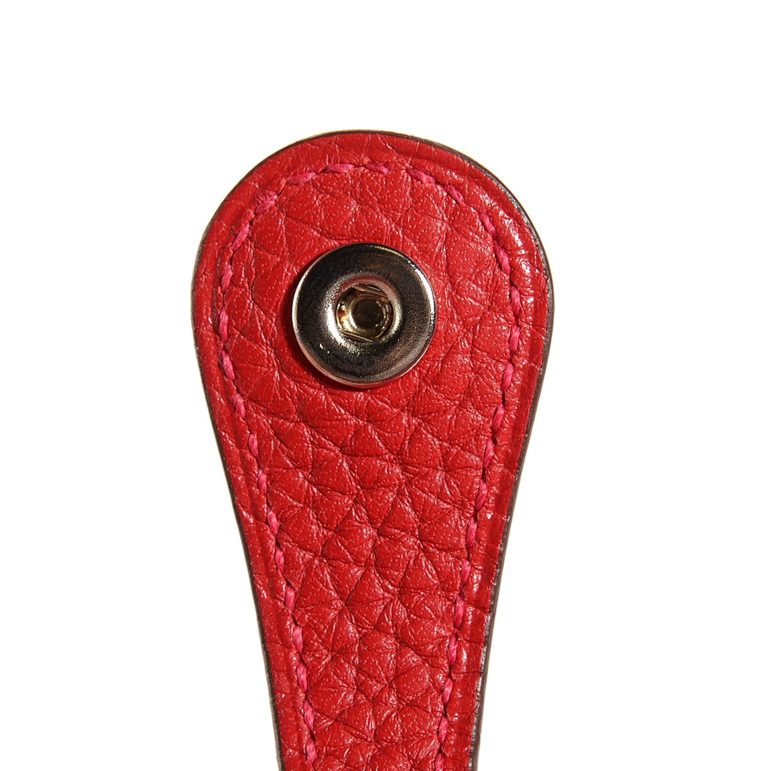 Hermes Taurillon Clemence Evelyne TPM Rouge Casaque Crevette 12 of 16