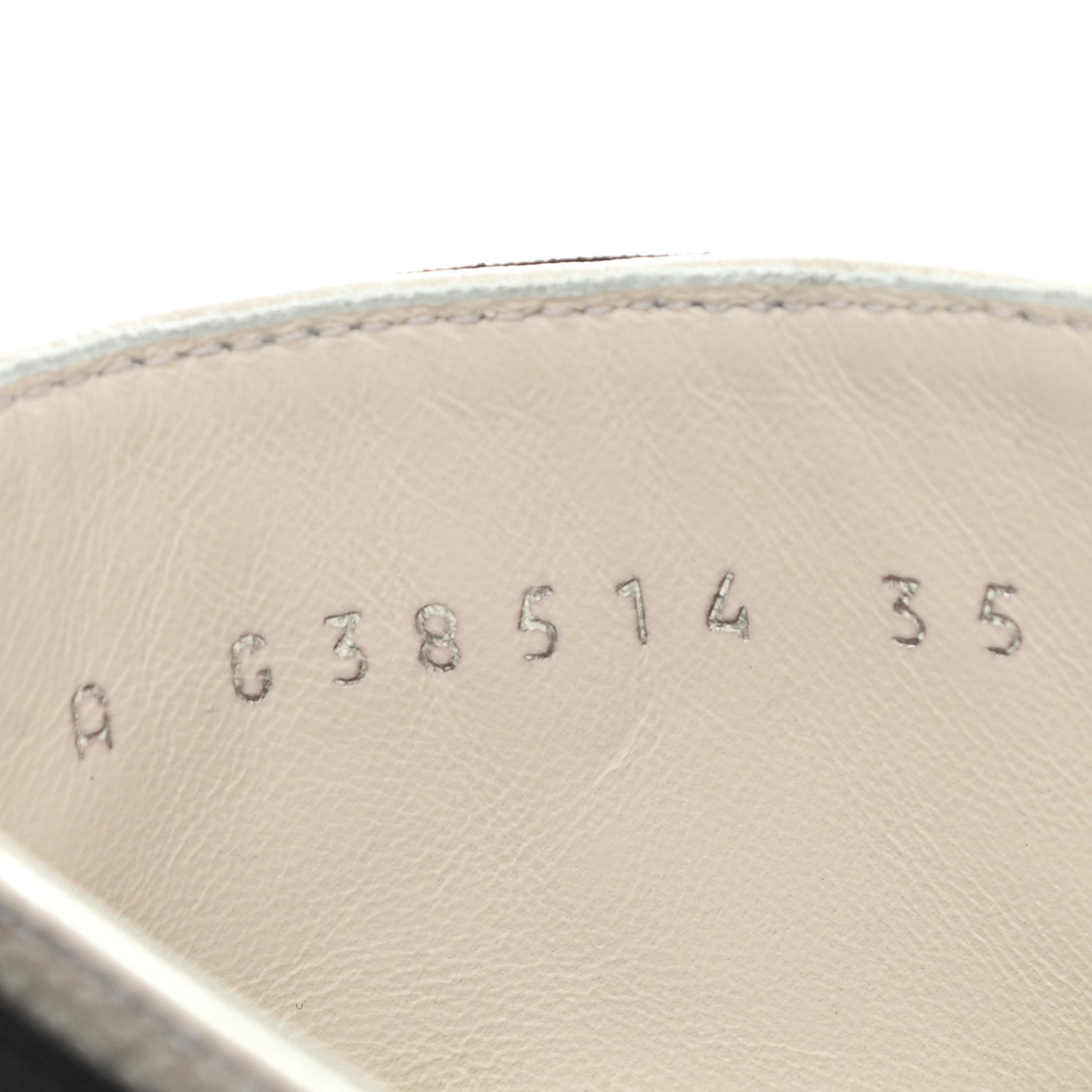 Chanel Pearly Calfskin Patent Calfskin Quilted Lace Up Boots 35 White Light Gray Black 8 of 9