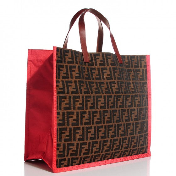 Nylon Zucca Shopping Tote Red