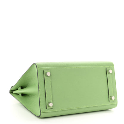 Hermes Epsom Birkin Sellier 25 Vert Criquet 4 of 11