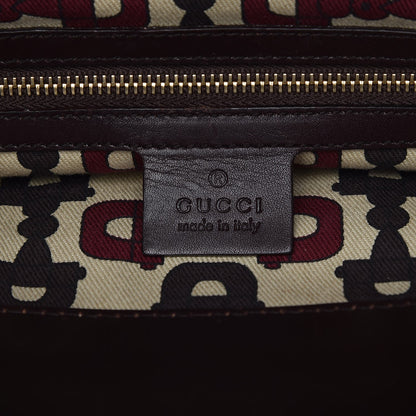 Gucci Guccissima Medium Punch Top Handle Tote Brown 7 of 12