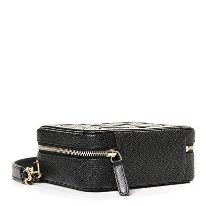 Chanel Caviar Quilted CC Filigree Vanity Clutch With Chain Black 4 of 10