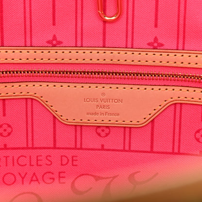 Louis Vuitton Monogram Roses Neverfull MM 6 of 11