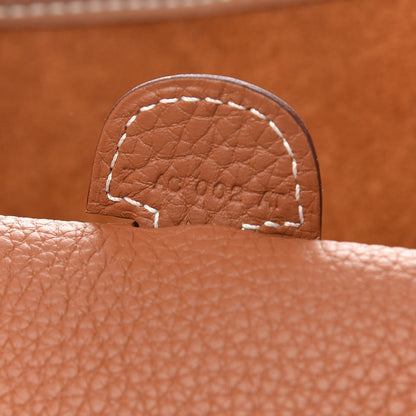 Hermes Taurillon Clemence Evelyne III PM Gold 7 of 10
