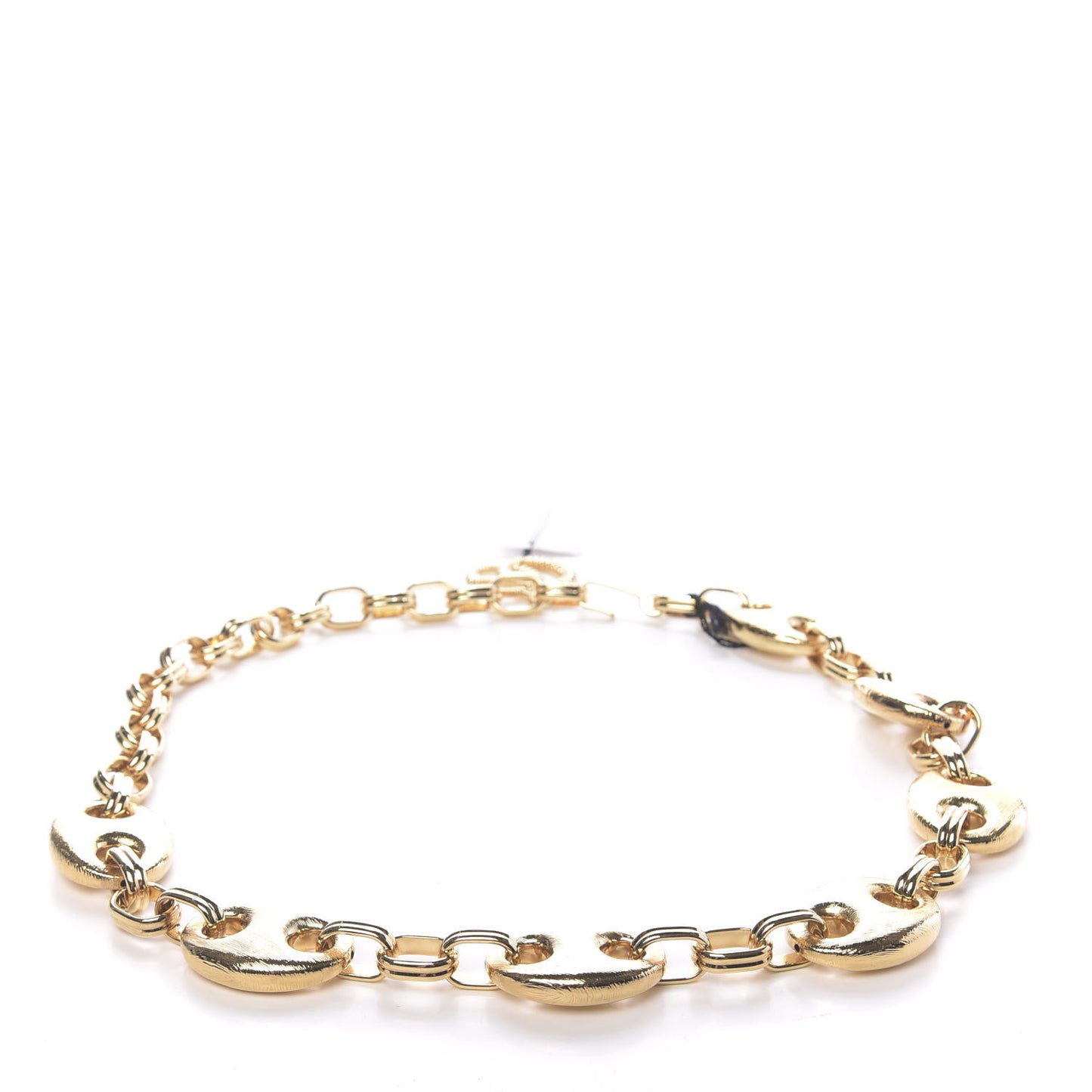 Textured Chain Marina Belt Gold