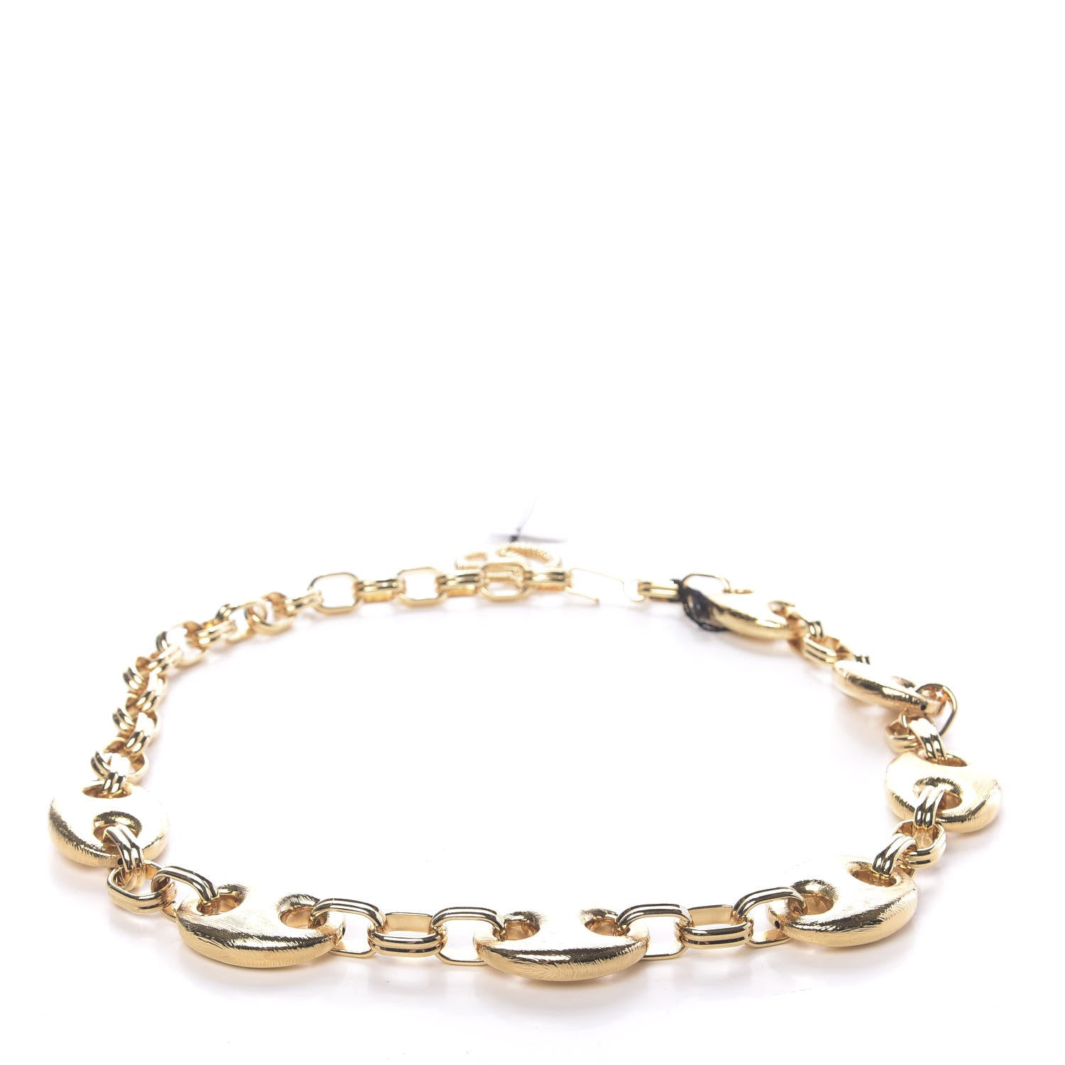 Gucci Textured Chain Marina Belt Gold 2 of 4