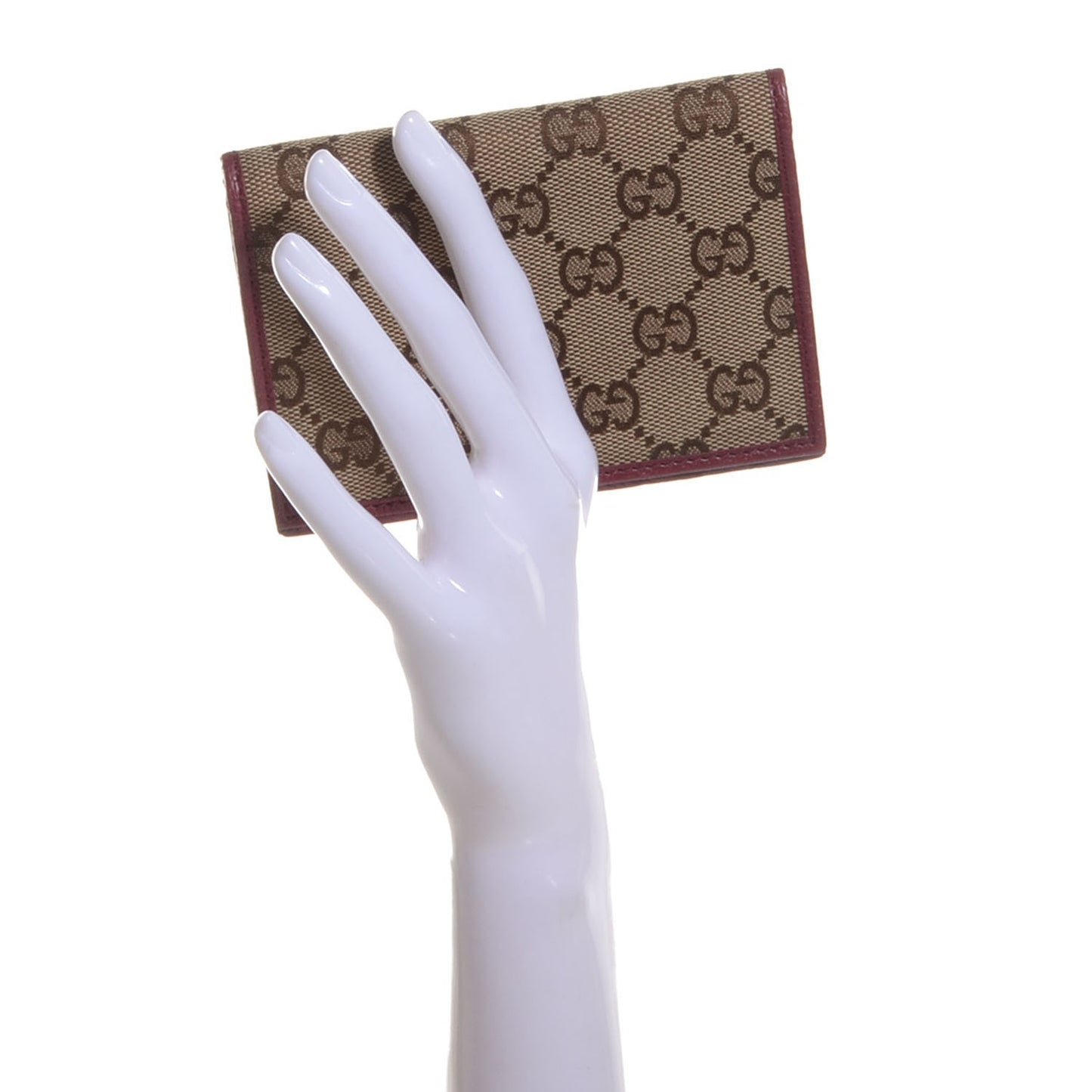 Monogram Bi-Fold Wallet Red