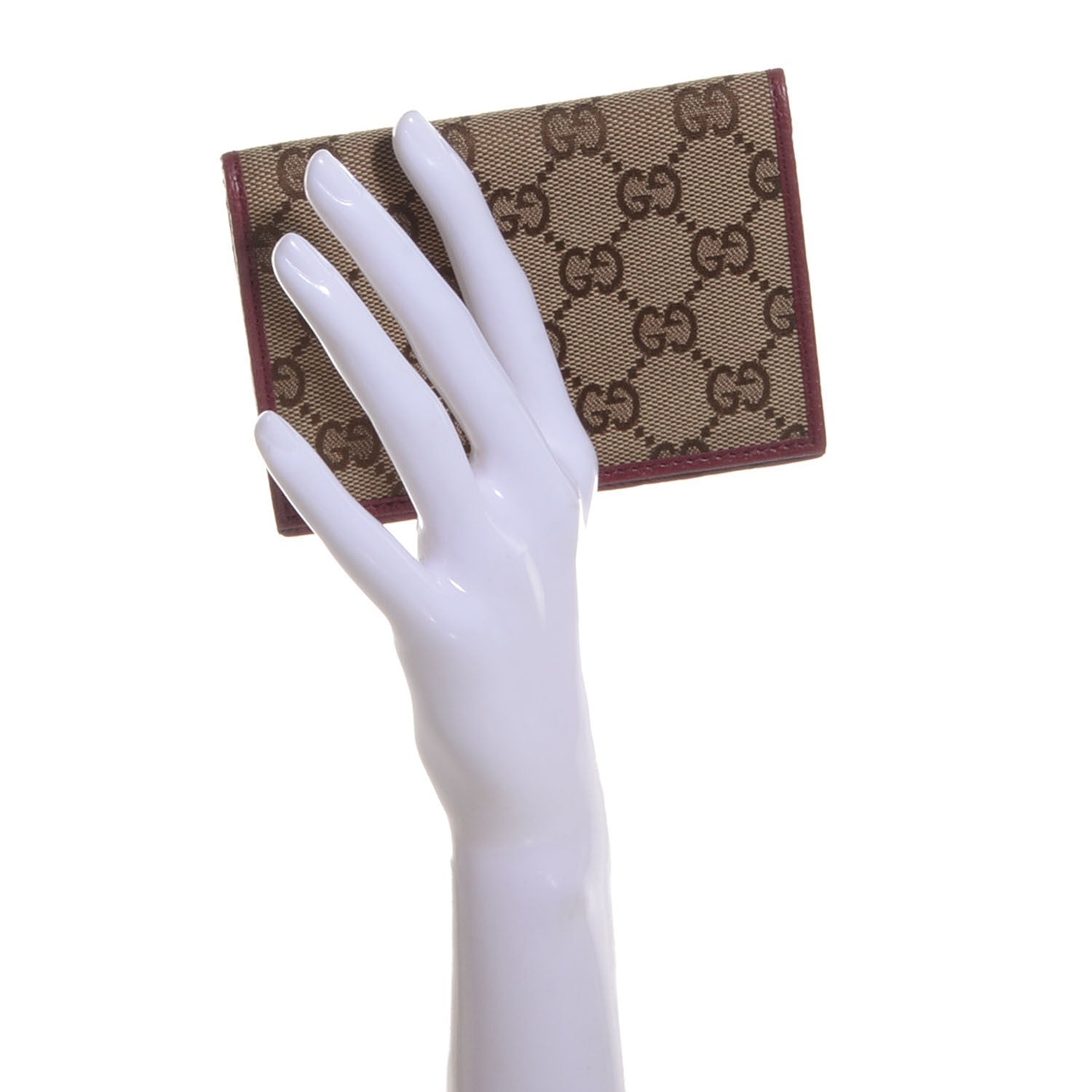 Gucci Monogram Bi-Fold Wallet Red 2 of 8