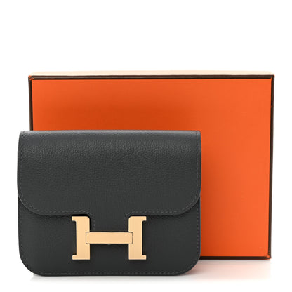 Hermes Evercolor Verso Constance Slim Wallet Ardoise Bleu Glacier 11 of 11