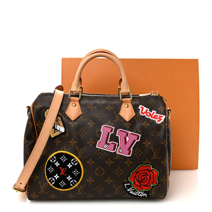 Louis Vuitton Monogram Patches Speedy Bandouliere 30 11 of 11