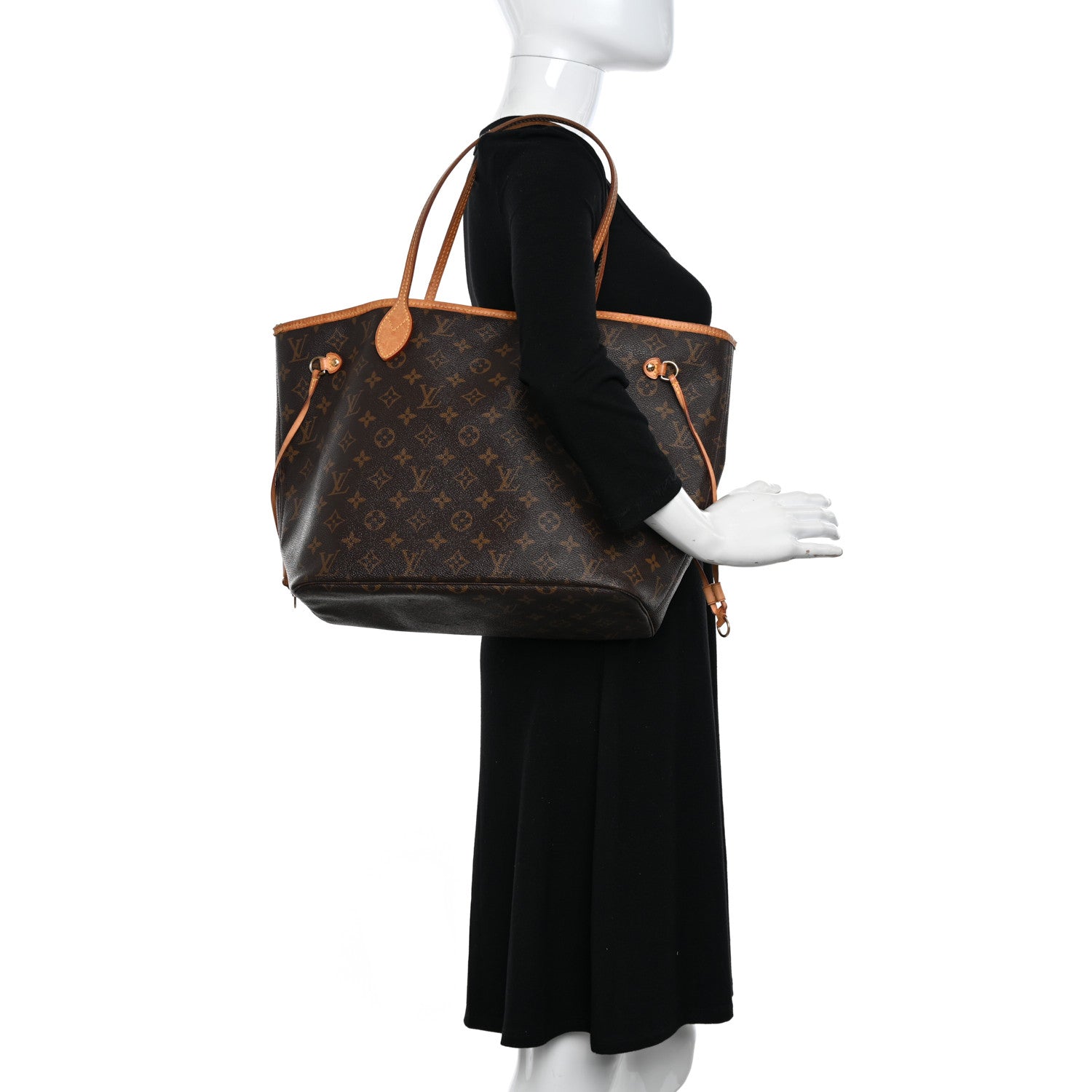 Louis Vuitton Monogram Neverfull MM 2 of 11