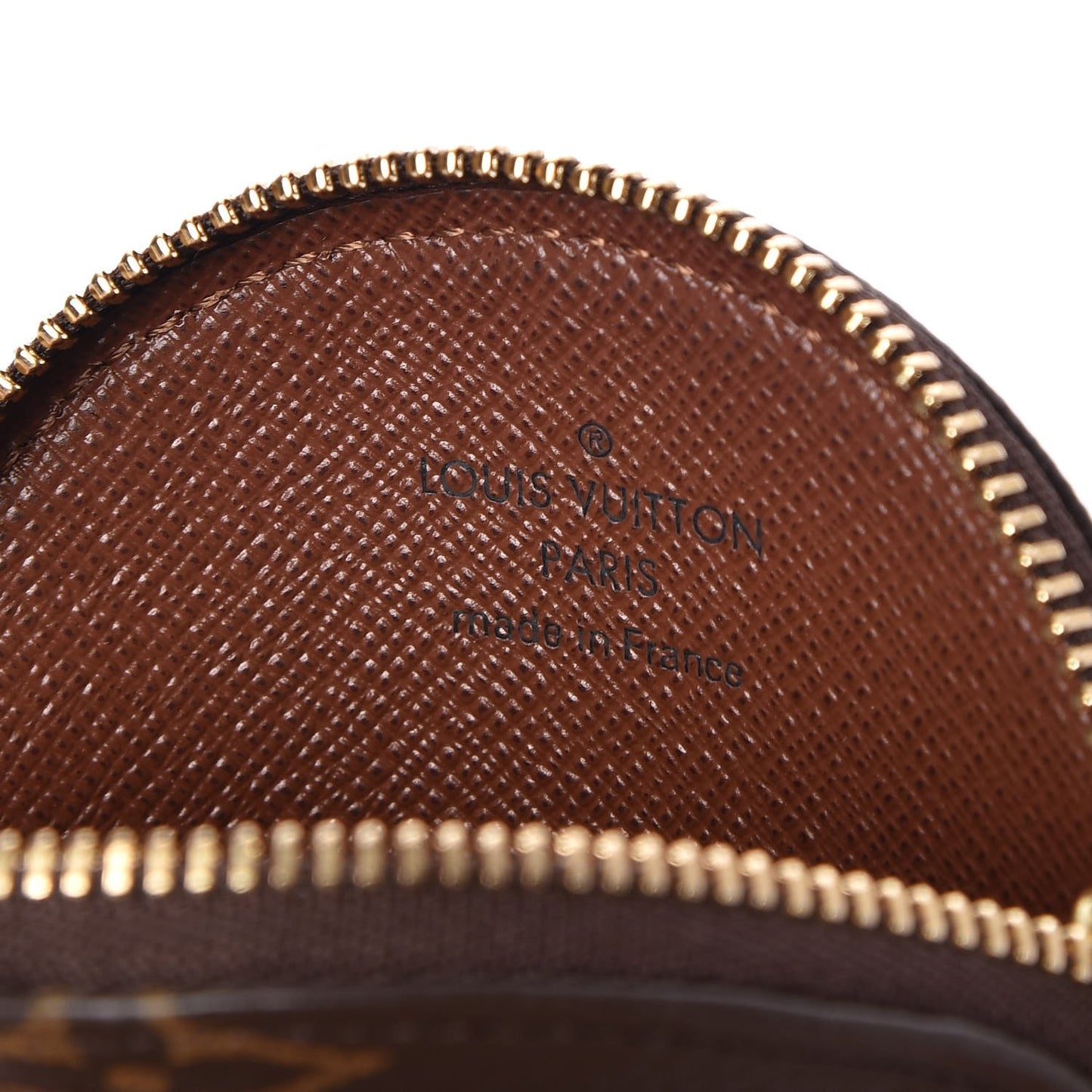 Monogram Round Coin Purse