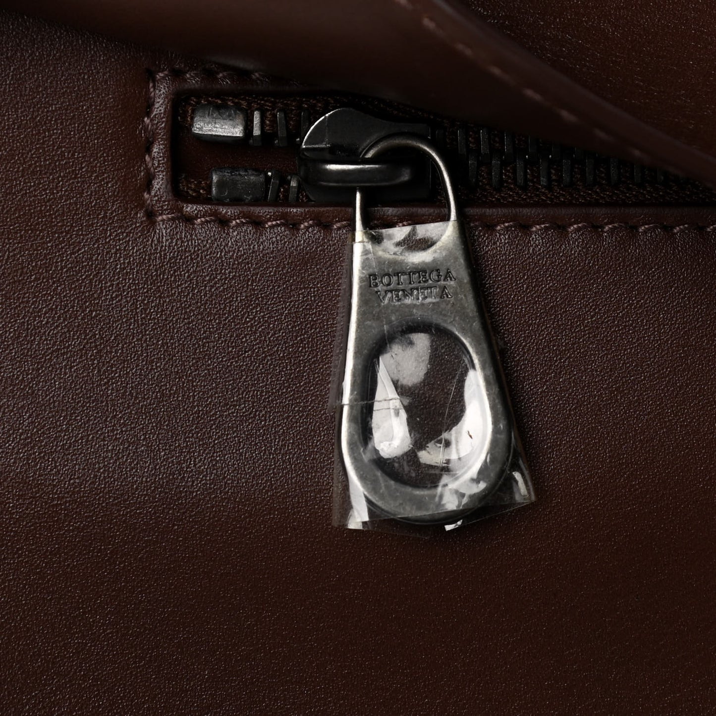 Nappa Intrecciato Messenger Bag Ebano