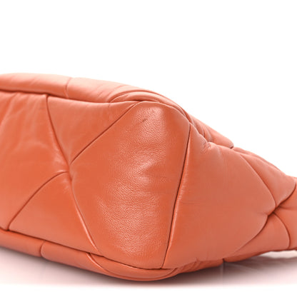 Prada Nappa Triangle Quilted Patchwork System Bag Arancio 10 of 13