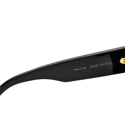 Louis Vuitton Acetate LV Clash Square Large Sunglasses Z2125W Black 5 of 8