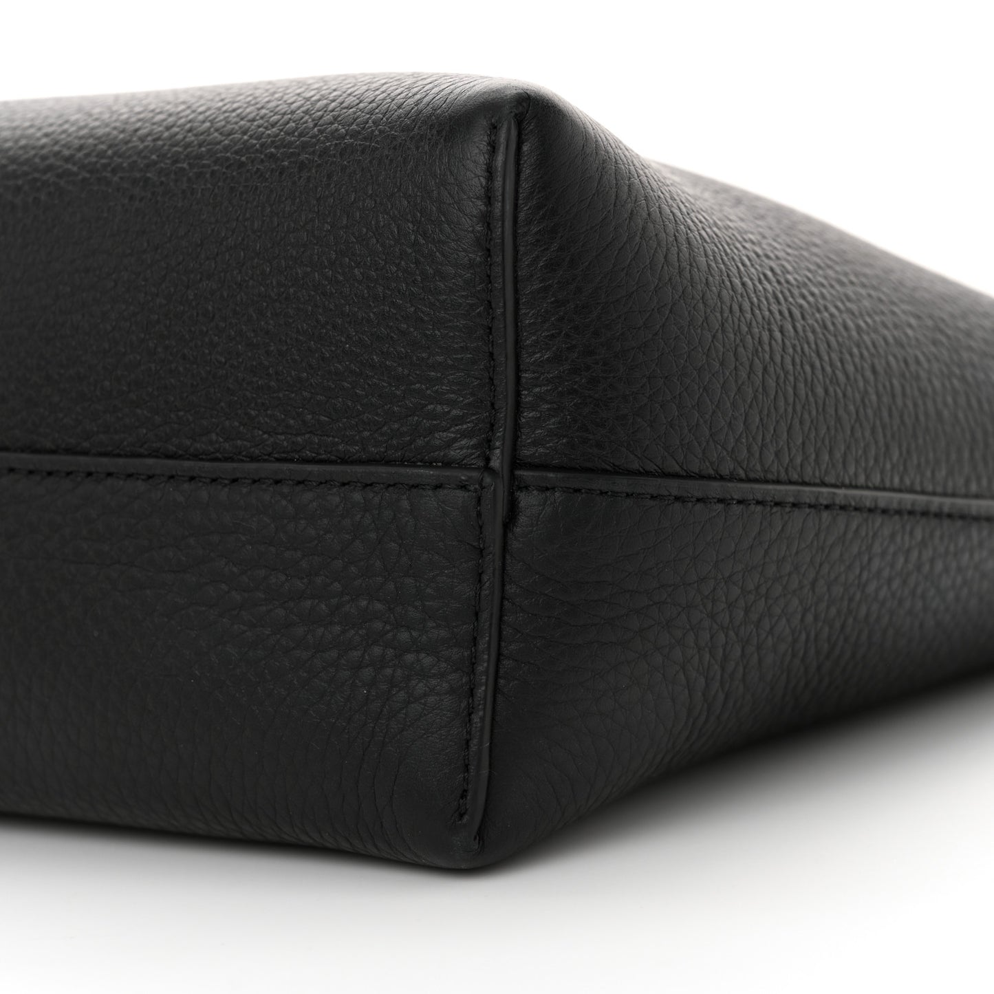 Grained Calfskin Small Park Tote Black