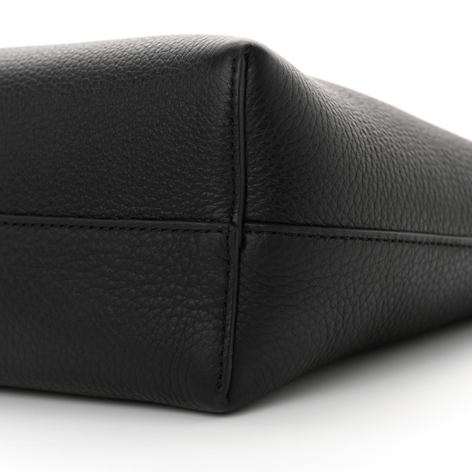 The Row Grained Calfskin Small Park Tote Black 10 of 11