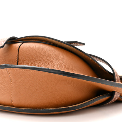 Loewe Grained Calfskin Small Gate Crossbody Bag Caramel Pecan 9 of 9