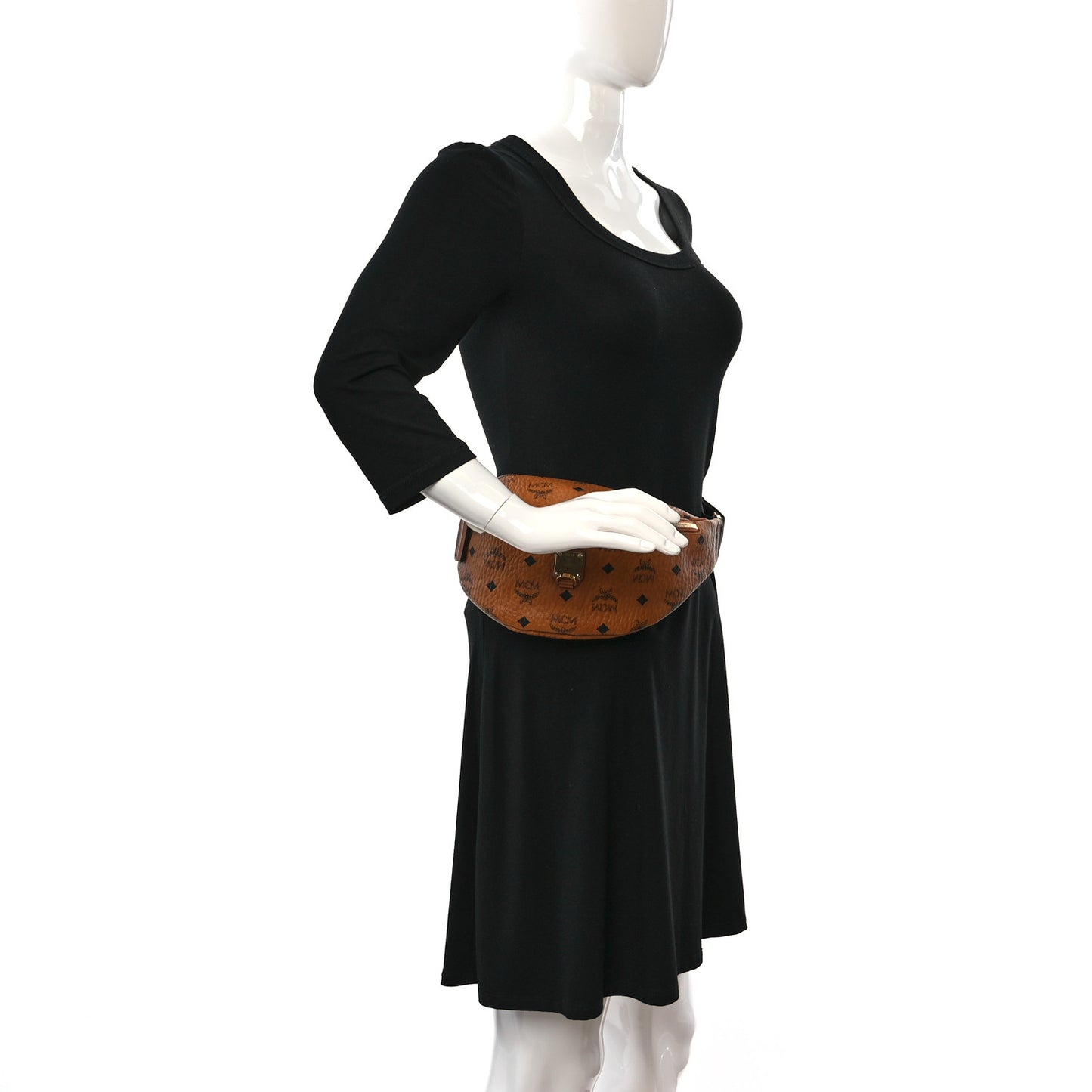 Visetos Medium Fusten Belt Bag Cognac