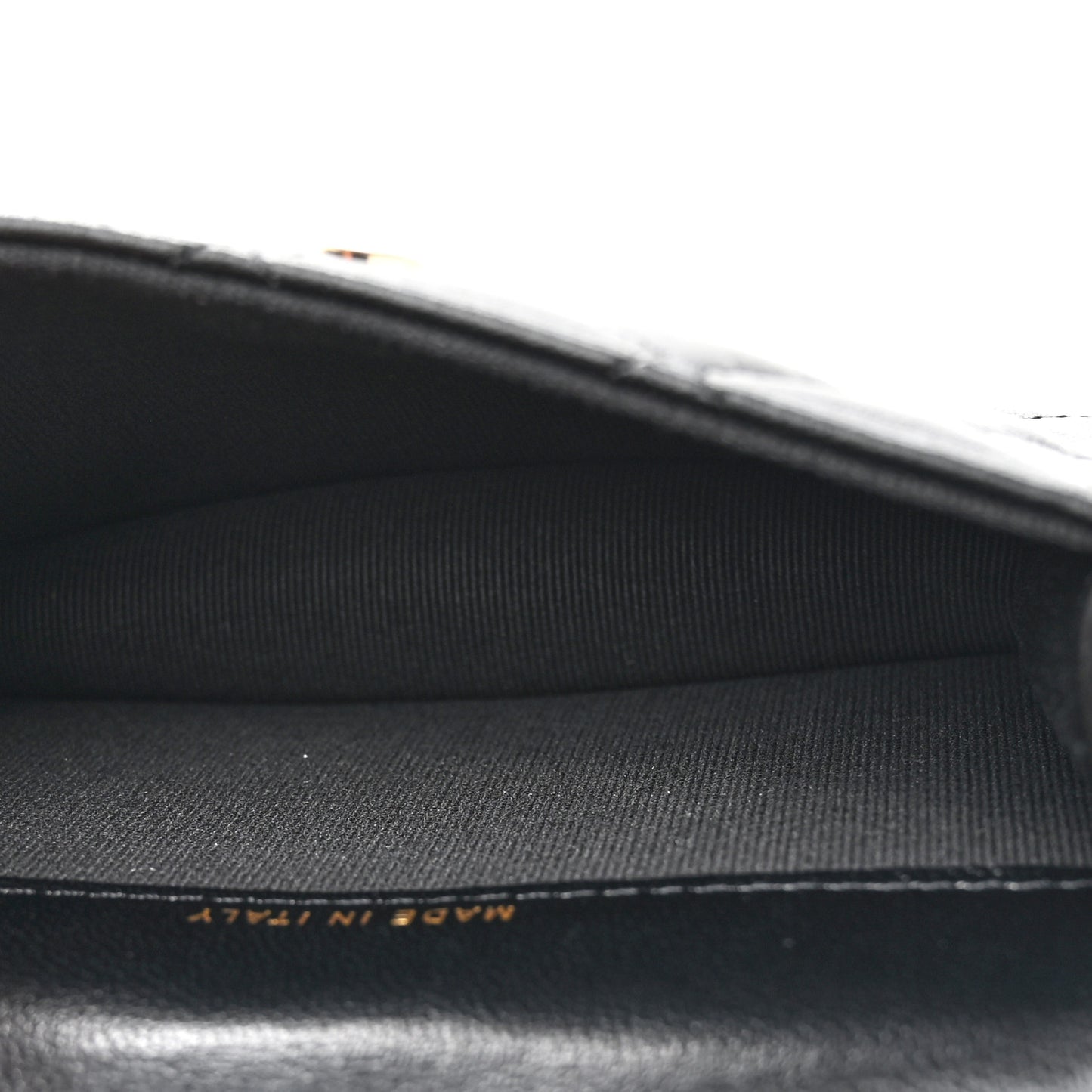 Lambskin Quilted Maxi Pearl Clutch With Chain Black