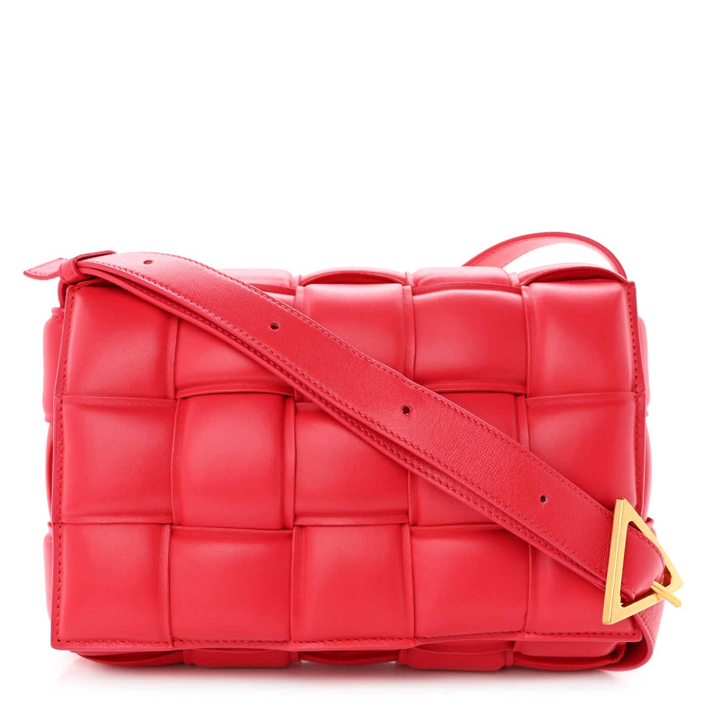 Nappa Maxi Intreccio Padded Cassette Crossbody Bag Firework