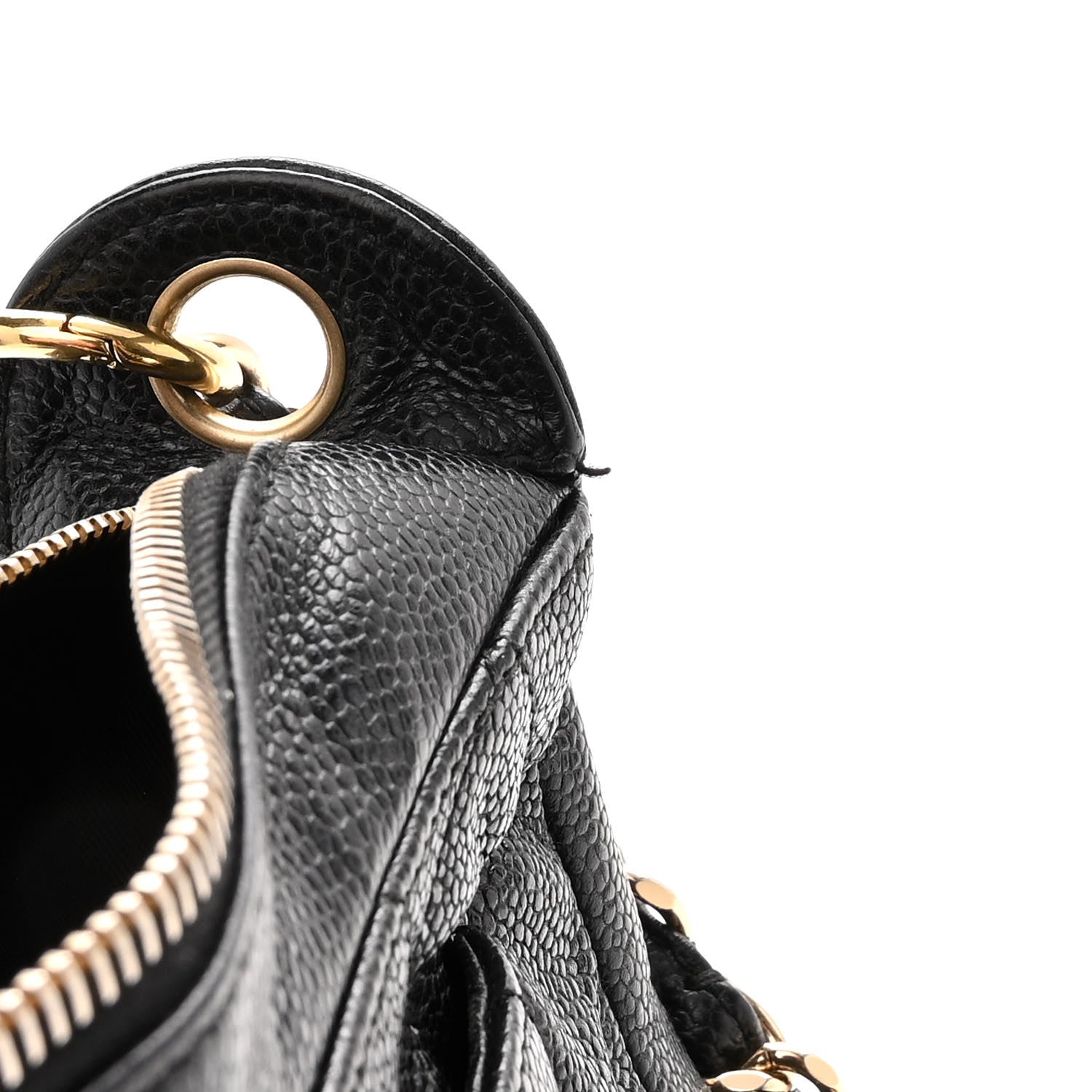 Chanel Caviar Quilted Timeless CC Shoulder Bag Black 12 of 15