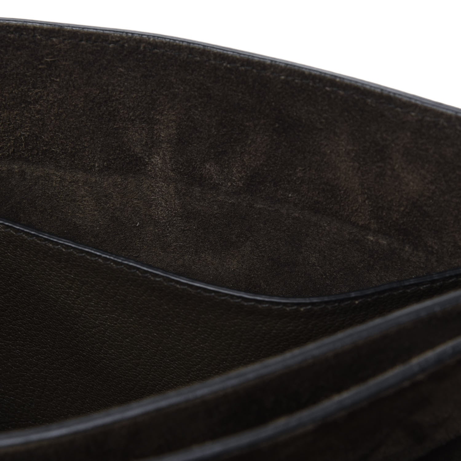 Miu Miu Goatskin Bandoliera Madras Shoulder Bag Dark Green 9 of 16