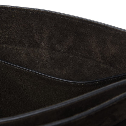 Miu Miu Goatskin Bandoliera Madras Shoulder Bag Dark Green 9 of 16
