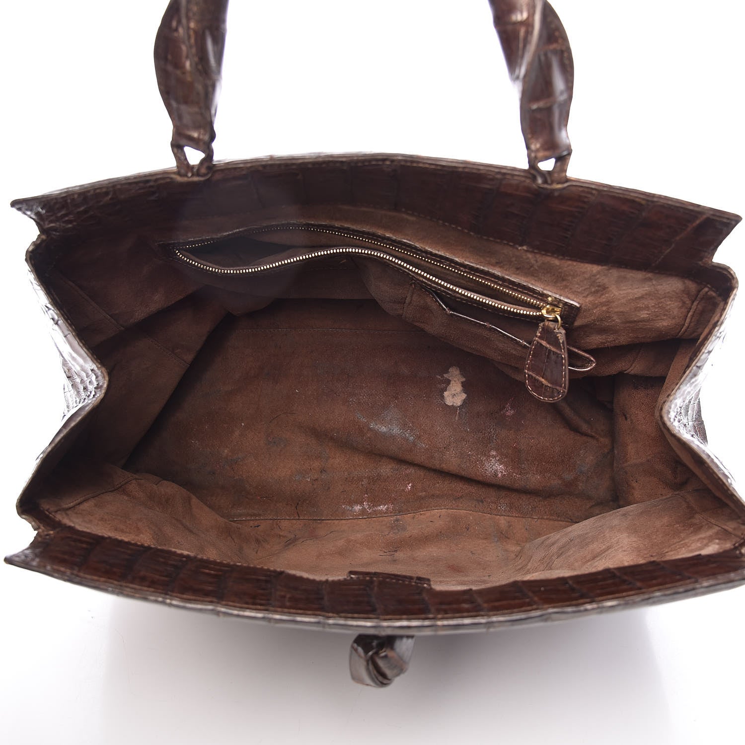 Nancy Gonzalez Crocodile Tote Brown 5 of 18